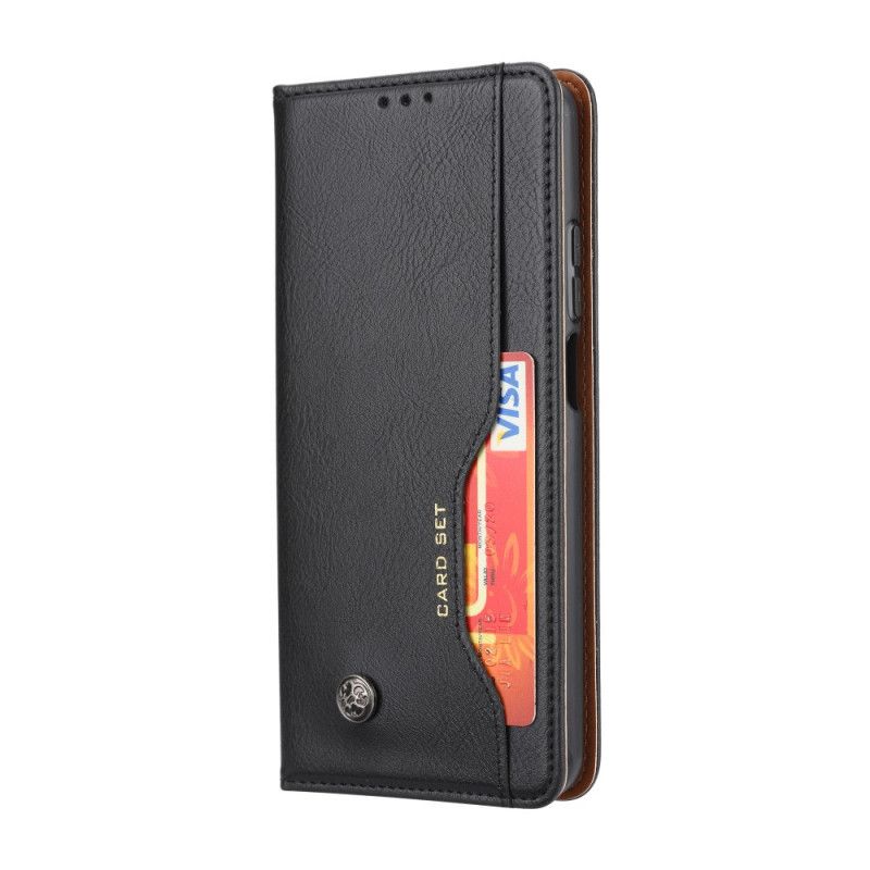 Folio-hoesje Xiaomi Mi 10T Lite 5G / Redmi Note 9 Pro 5G Rood Zwart Kaarthouder
