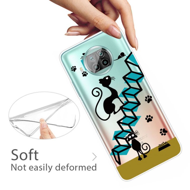 Hoesje voor Xiaomi Mi 10T Lite 5G / Redmi Note 9 Pro 5G Grappige Katten
