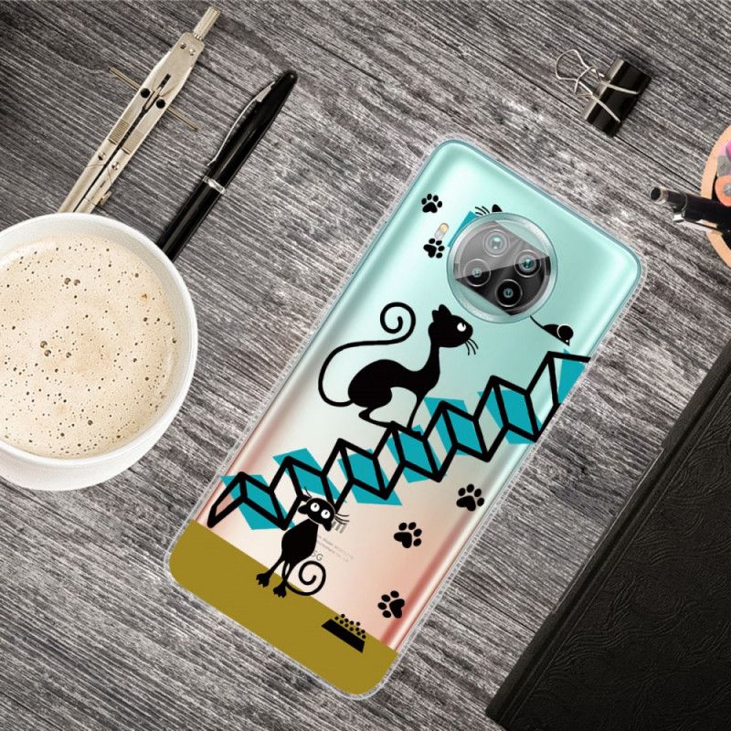 Hoesje voor Xiaomi Mi 10T Lite 5G / Redmi Note 9 Pro 5G Grappige Katten