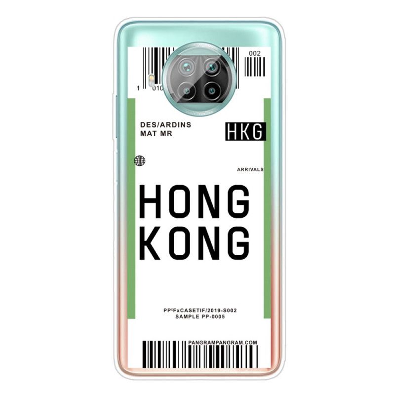 Hoesje voor Xiaomi Mi 10T Lite 5G / Redmi Note 9 Pro 5G Instapkaart Naar Hong Kong