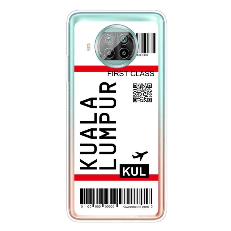 Hoesje voor Xiaomi Mi 10T Lite 5G / Redmi Note 9 Pro 5G Instapkaart Naar Kuala Lumpur