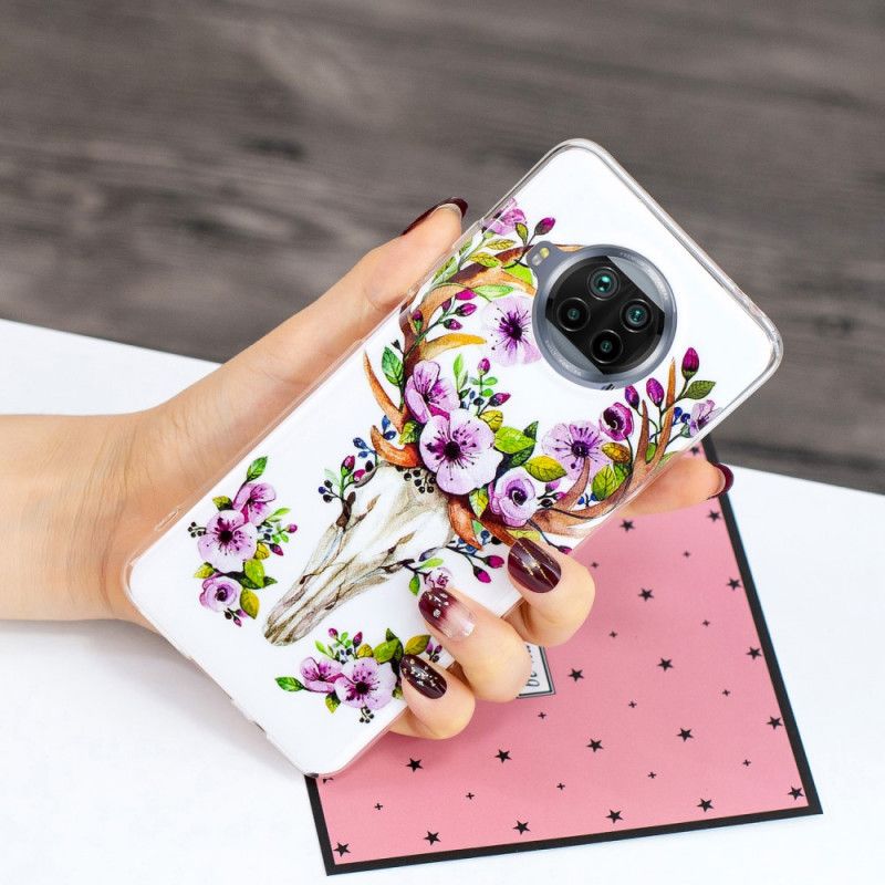 Hoesje voor Xiaomi Mi 10T Lite 5G / Redmi Note 9 Pro 5G Neonbloemige Eland