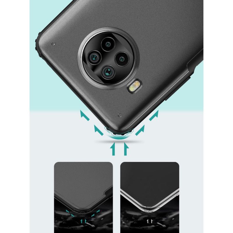 Hoesje voor Xiaomi Mi 10T Lite 5G / Redmi Note 9 Pro 5G Rood Zwart Pantserreeks