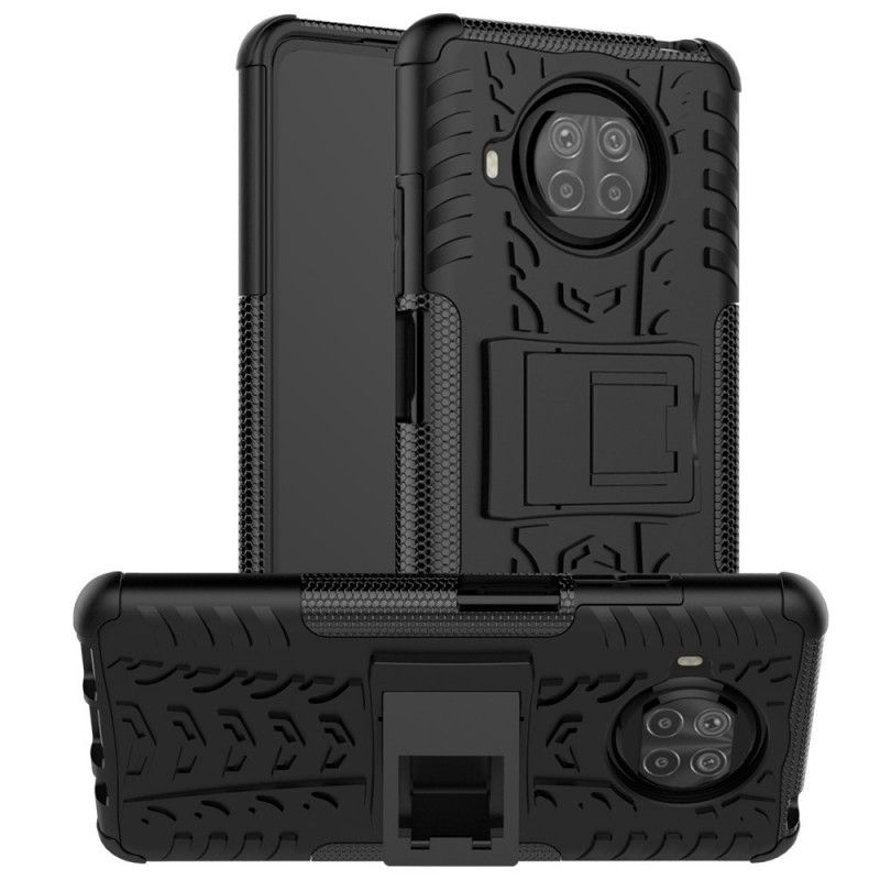 Hoesje voor Xiaomi Mi 10T Lite 5G / Redmi Note 9 Pro 5G Wit Zwart Premium Resistent