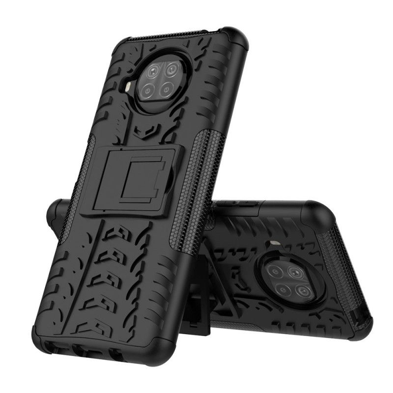Hoesje voor Xiaomi Mi 10T Lite 5G / Redmi Note 9 Pro 5G Wit Zwart Premium Resistent