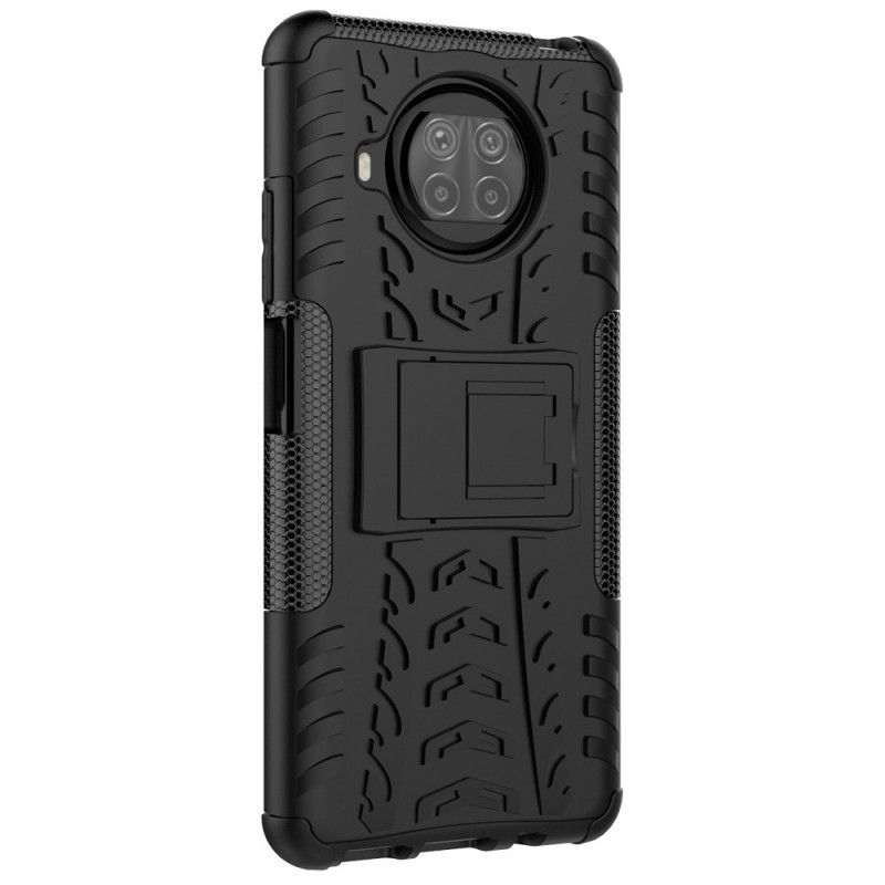 Hoesje voor Xiaomi Mi 10T Lite 5G / Redmi Note 9 Pro 5G Wit Zwart Premium Resistent
