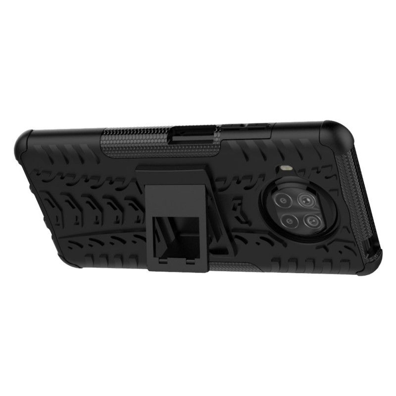Hoesje voor Xiaomi Mi 10T Lite 5G / Redmi Note 9 Pro 5G Wit Zwart Premium Resistent