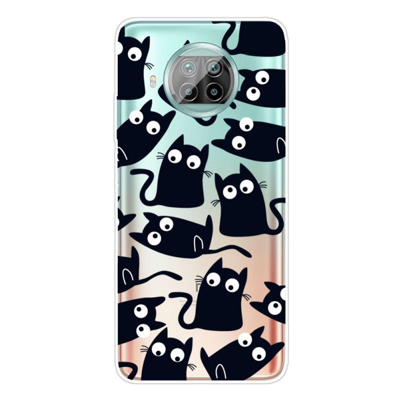 Hoesje voor Xiaomi Mi 10T Lite 5G / Redmi Note 9 Pro 5G Zwarte Katten