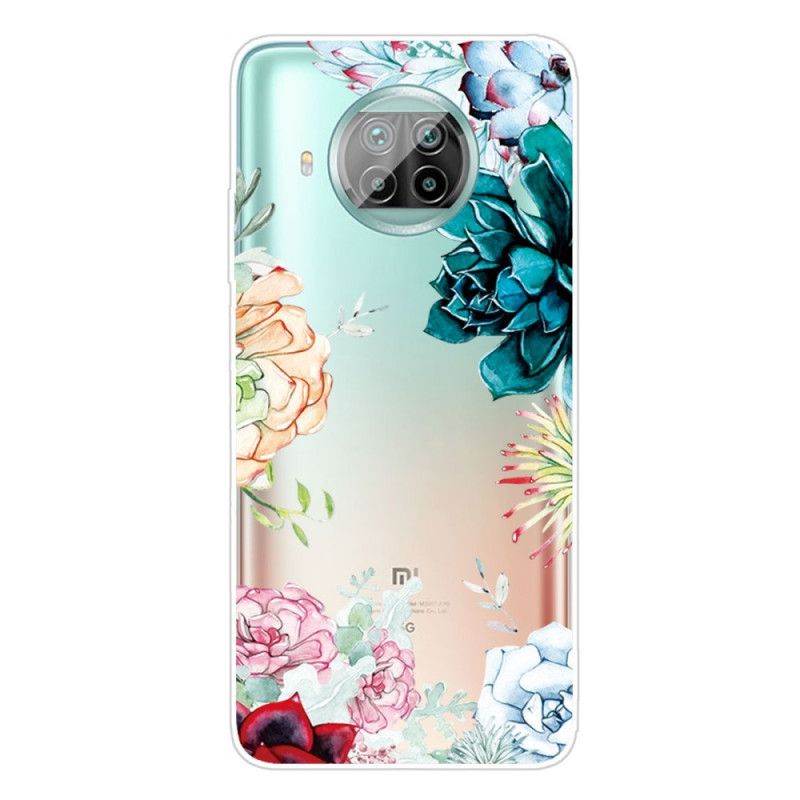 Hoesje Xiaomi Mi 10T Lite 5G / Redmi Note 9 Pro 5G Aquarel Bloemen
