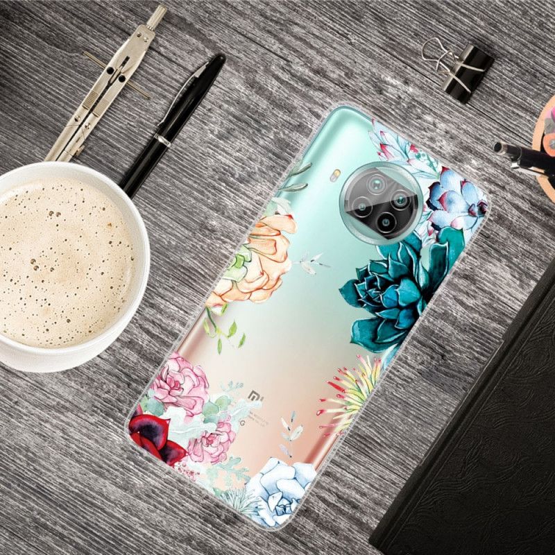 Hoesje Xiaomi Mi 10T Lite 5G / Redmi Note 9 Pro 5G Aquarel Bloemen