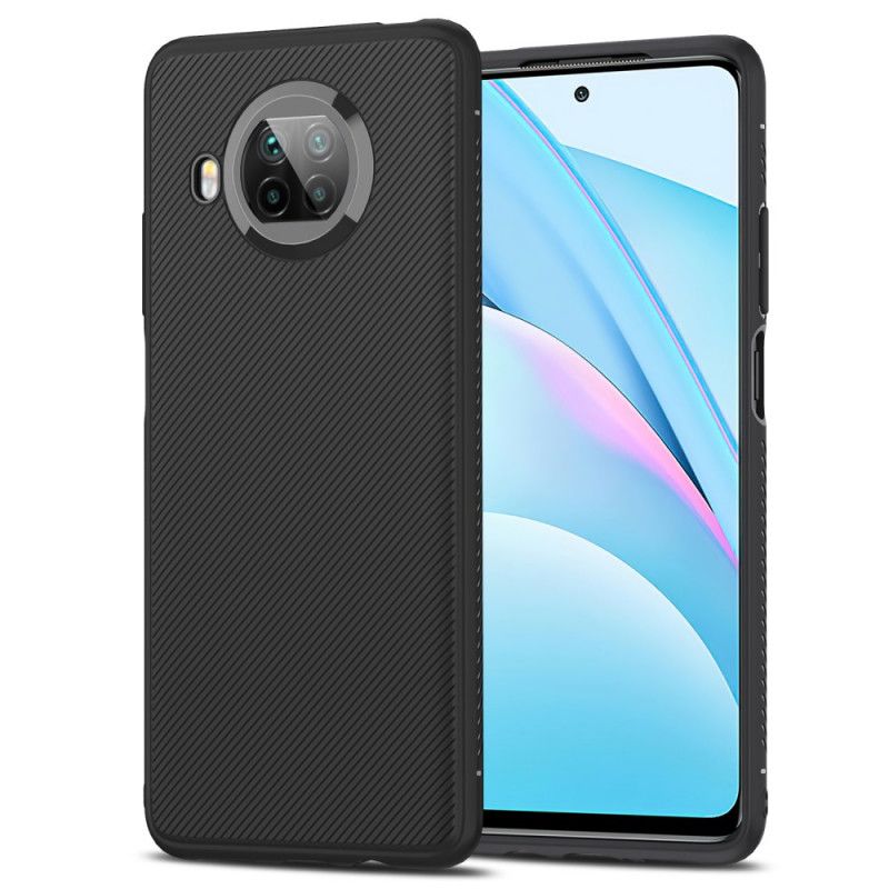 Hoesje Xiaomi Mi 10T Lite 5G / Redmi Note 9 Pro 5G Donkerblauw Zwart Keperstof Uit De Jazzserie