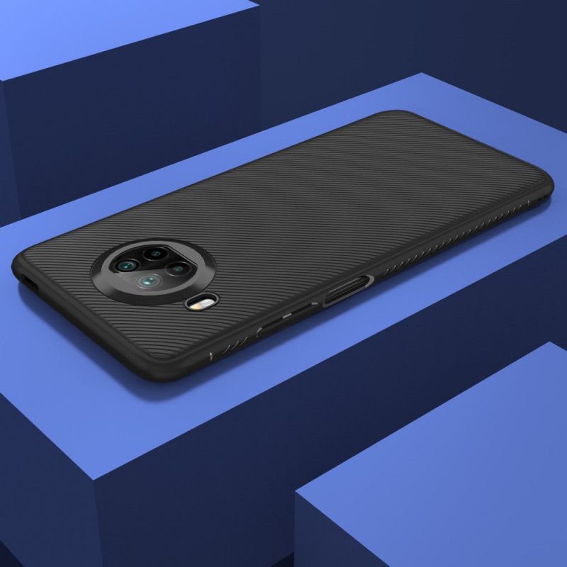 Hoesje Xiaomi Mi 10T Lite 5G / Redmi Note 9 Pro 5G Donkerblauw Zwart Keperstof Uit De Jazzserie