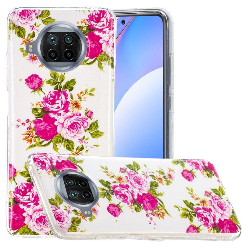 Hoesje Xiaomi Mi 10T Lite 5G / Redmi Note 9 Pro 5G Fluo Liberty Bloemen