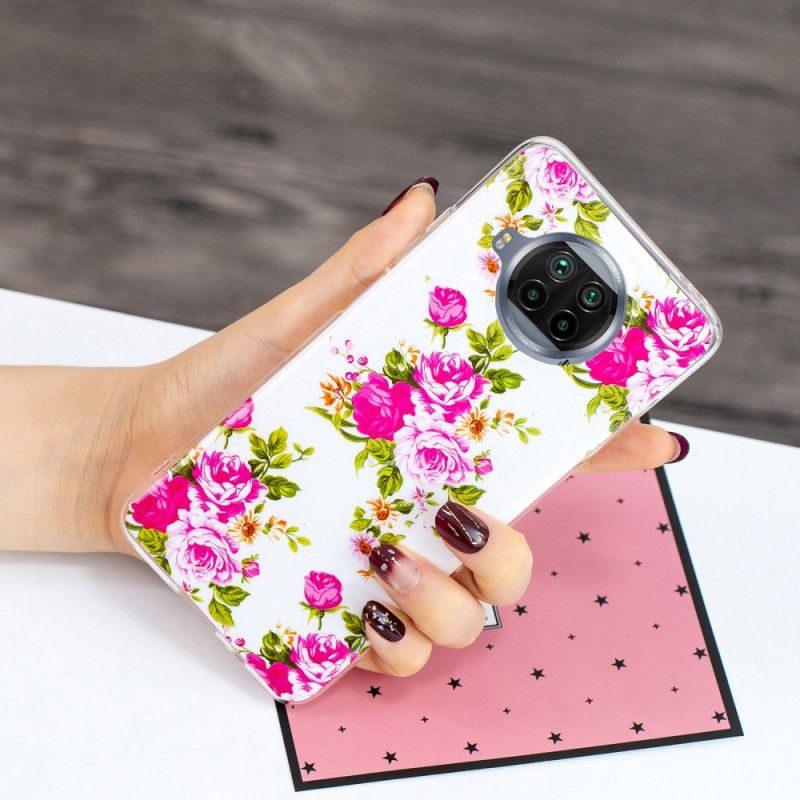 Hoesje Xiaomi Mi 10T Lite 5G / Redmi Note 9 Pro 5G Fluo Liberty Bloemen