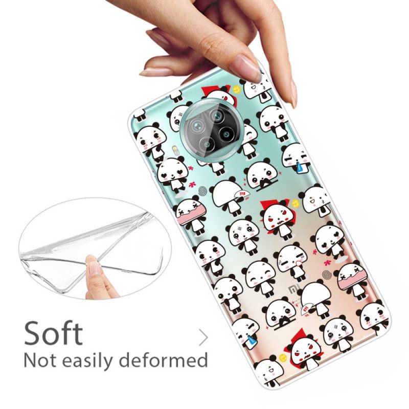 Hoesje Xiaomi Mi 10T Lite 5G / Redmi Note 9 Pro 5G Grappige Panda'S