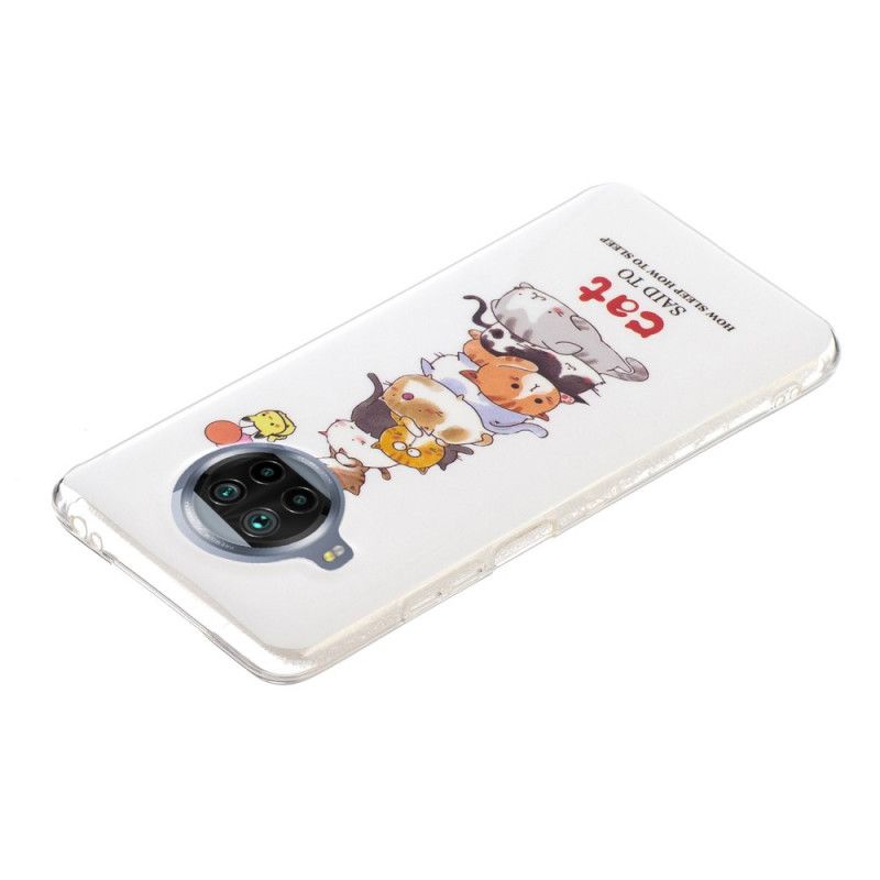 Hoesje Xiaomi Mi 10T Lite 5G / Redmi Note 9 Pro 5G Neon Katten