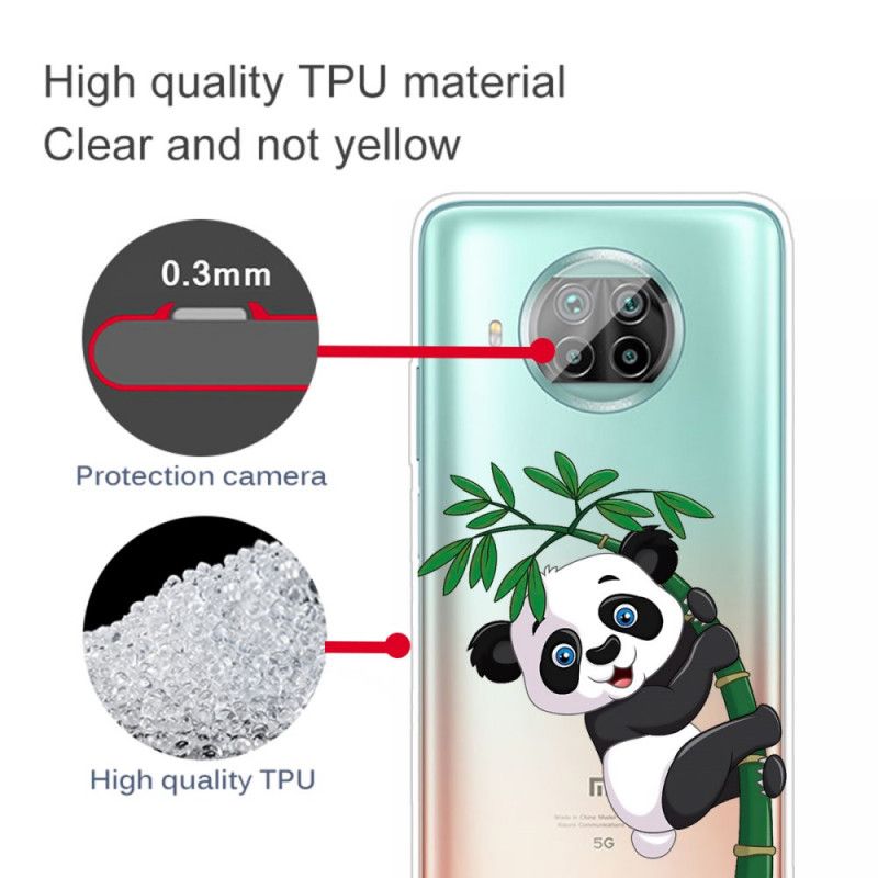 Hoesje Xiaomi Mi 10T Lite 5G / Redmi Note 9 Pro 5G Panda Op Bamboe