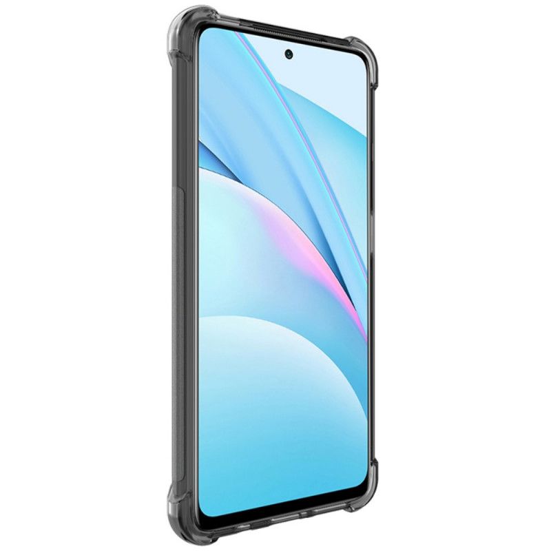 Hoesje Xiaomi Mi 10T Lite 5G / Redmi Note 9 Pro 5G Transparant Zwart Imak Zijdeachtig