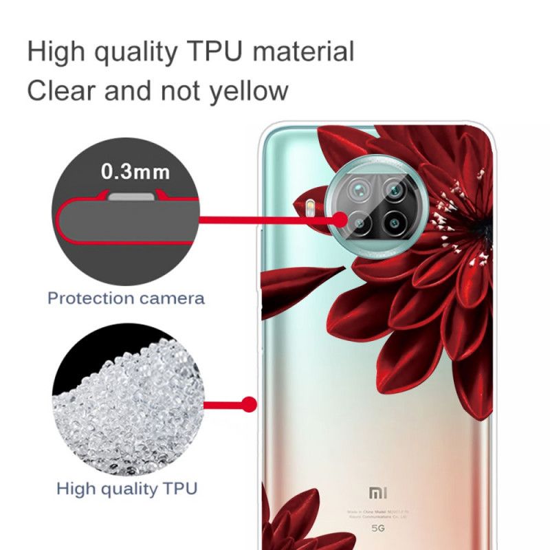 Hoesje Xiaomi Mi 10T Lite 5G / Redmi Note 9 Pro 5G Wilde Bloemen