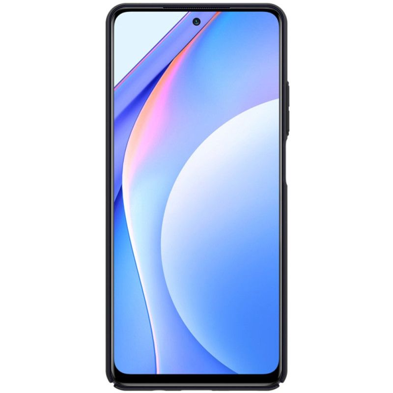 Hoesje Xiaomi Mi 10T Lite 5G / Redmi Note 9 Pro 5G Wit Zwart Stijve Frosted Nillkin