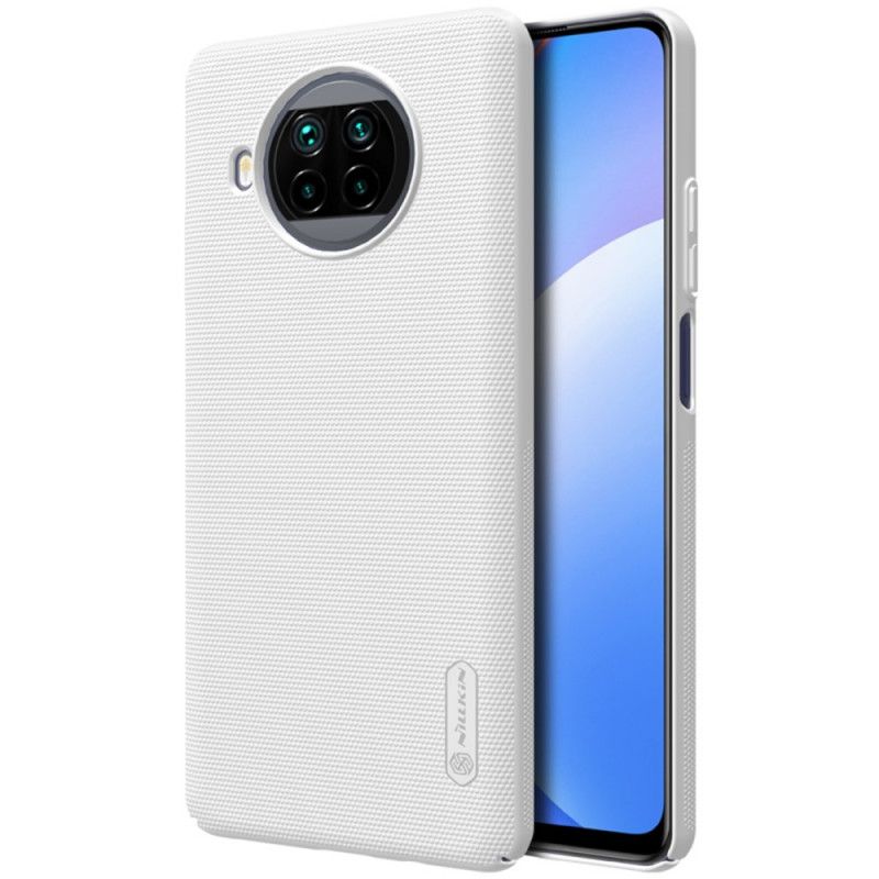 Hoesje Xiaomi Mi 10T Lite 5G / Redmi Note 9 Pro 5G Wit Zwart Stijve Frosted Nillkin