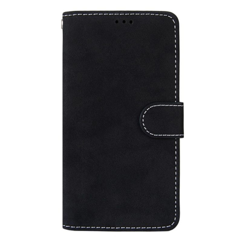 Leren Hoesje voor Xiaomi Mi 10T Lite 5G / Redmi Note 9 Pro 5G Grijs Zwart Retro Kunstleer