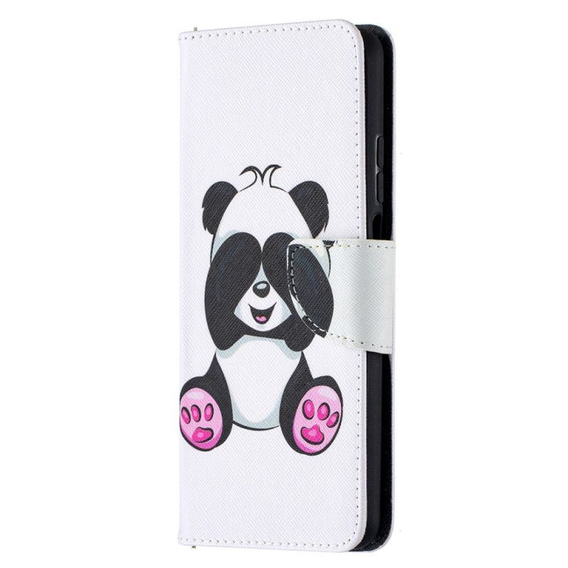 Leren Hoesje voor Xiaomi Mi 10T Lite 5G / Redmi Note 9 Pro 5G Leuke Panda