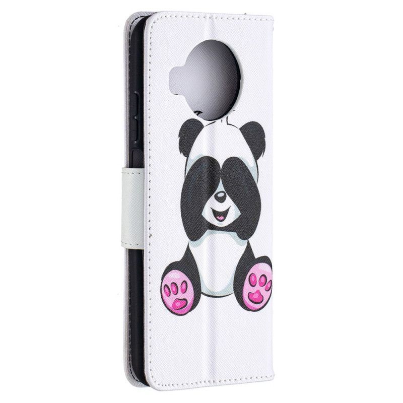 Leren Hoesje voor Xiaomi Mi 10T Lite 5G / Redmi Note 9 Pro 5G Leuke Panda