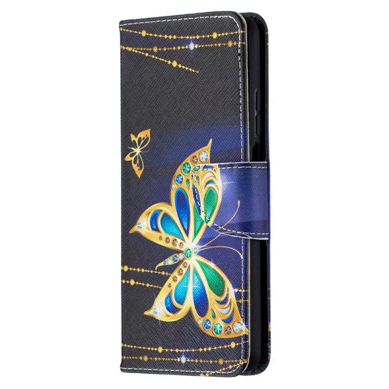 Leren Hoesje voor Xiaomi Mi 10T Lite 5G / Redmi Note 9 Pro 5G Magische Vlinder