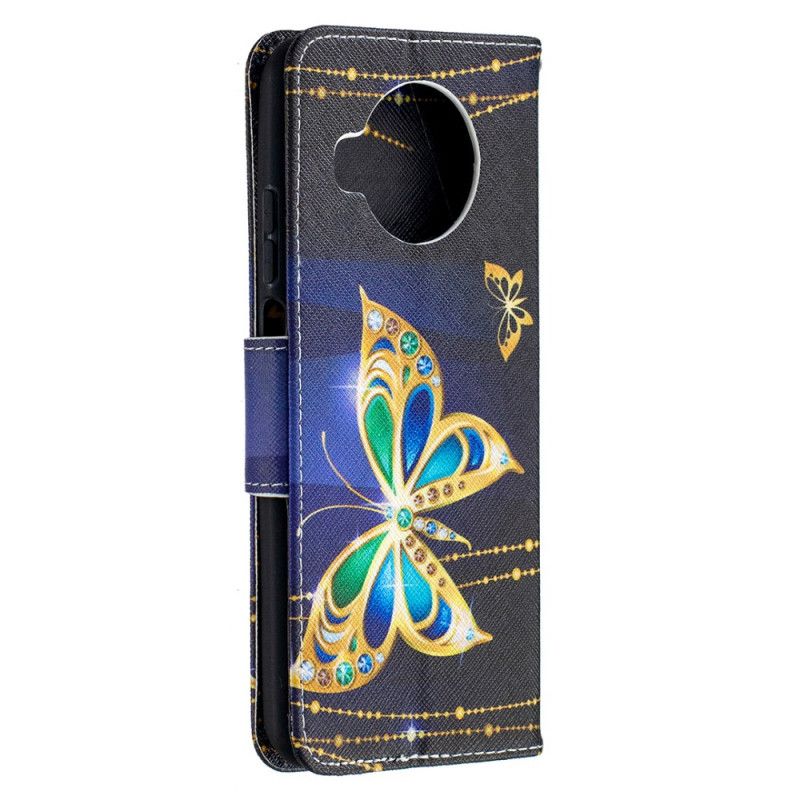 Leren Hoesje voor Xiaomi Mi 10T Lite 5G / Redmi Note 9 Pro 5G Magische Vlinder