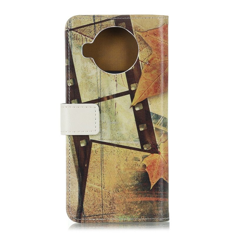 Leren Hoesje Xiaomi Mi 10T Lite 5G / Redmi Note 9 Pro 5G Eiffel In De Herfst