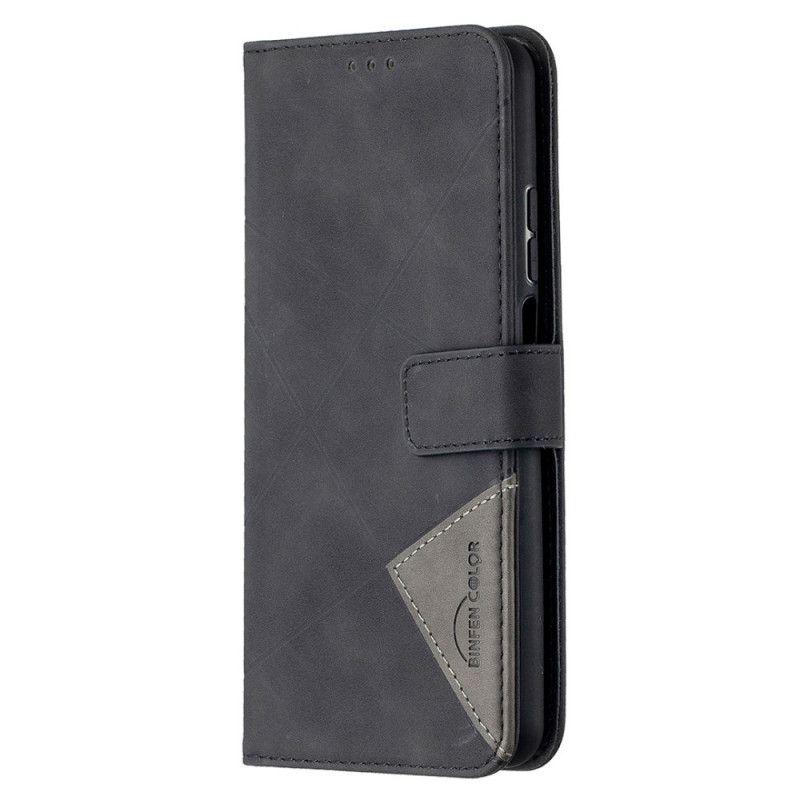 Leren Hoesje Xiaomi Mi 10T Lite 5G / Redmi Note 9 Pro 5G Grijs Zwart Binfen Kleur