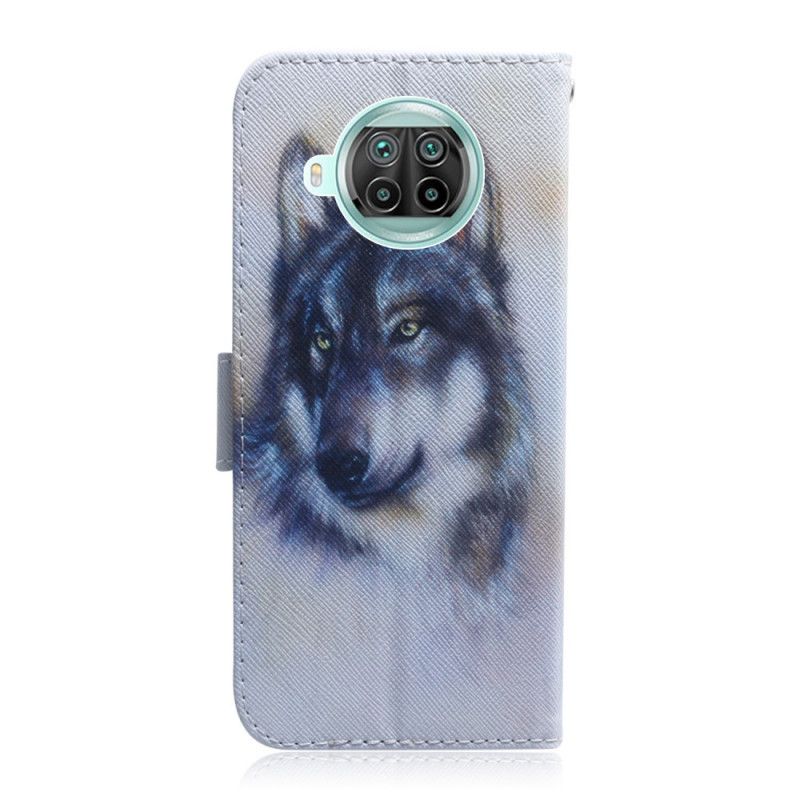 Leren Hoesje Xiaomi Mi 10T Lite 5G / Redmi Note 9 Pro 5G Honden Blik