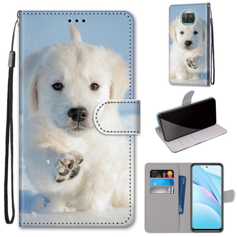 Leren Hoesje Xiaomi Mi 10T Lite 5G / Redmi Note 9 Pro 5G Puppy