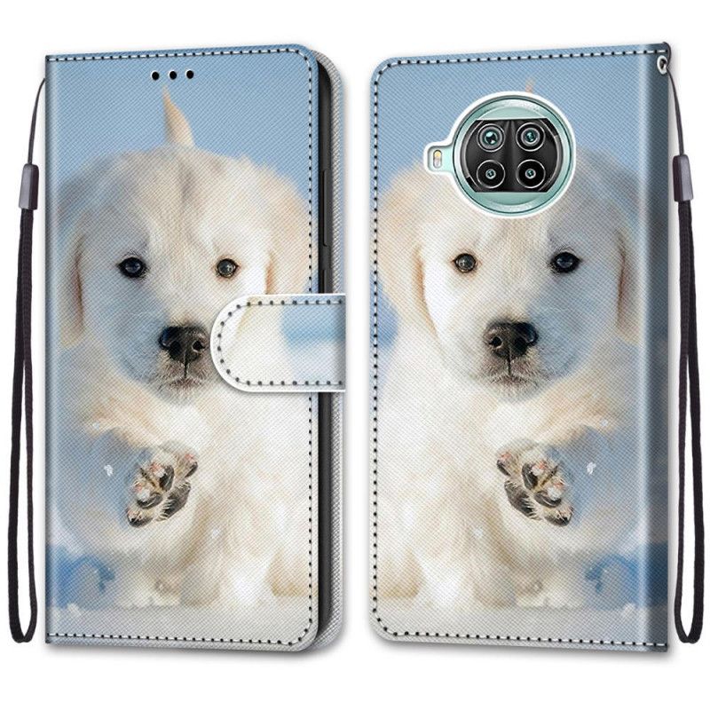 Leren Hoesje Xiaomi Mi 10T Lite 5G / Redmi Note 9 Pro 5G Puppy