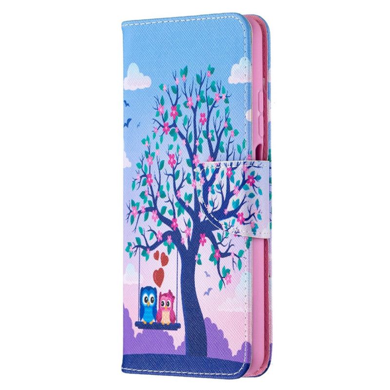 Leren Hoesje Xiaomi Mi 10T Lite 5G / Redmi Note 9 Pro 5G Uilen