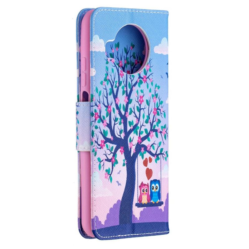 Leren Hoesje Xiaomi Mi 10T Lite 5G / Redmi Note 9 Pro 5G Uilen