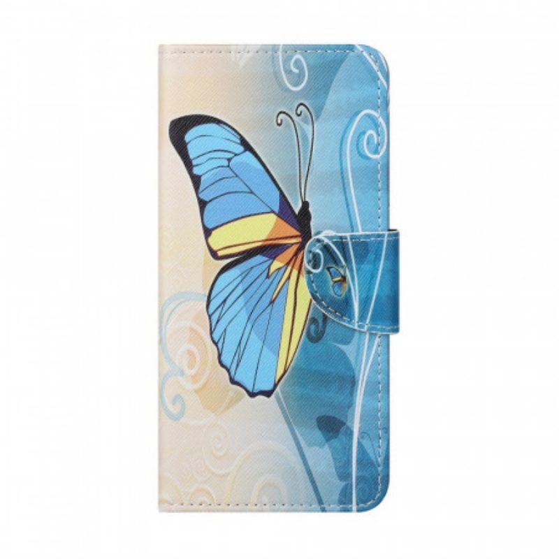 Flip Case voor Samsung Galaxy M23 5G Koninklijke Vlinder