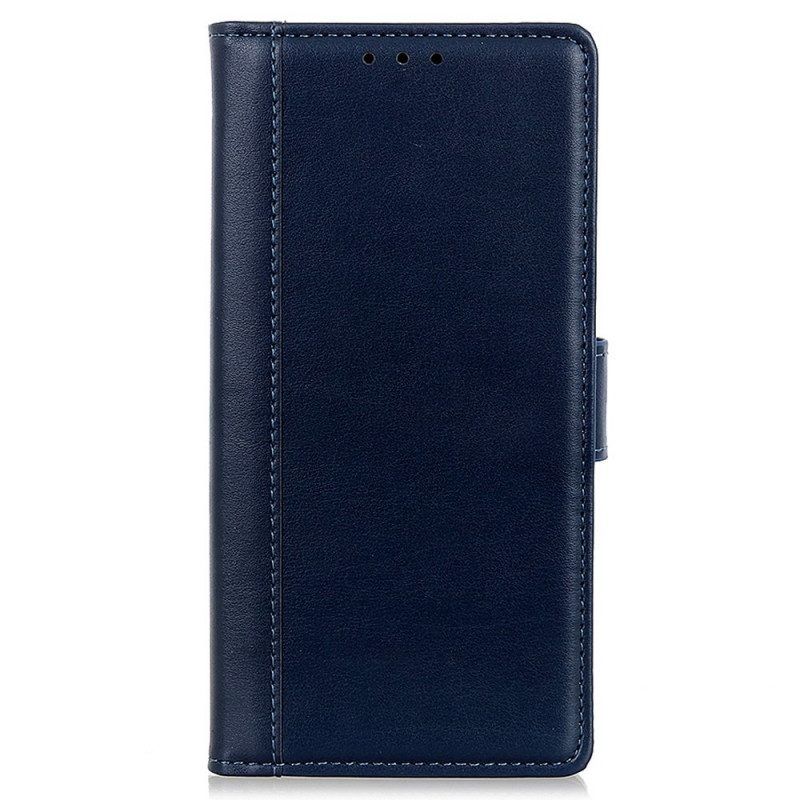Folio-hoesje voor Samsung Galaxy M23 5G Leren Styling