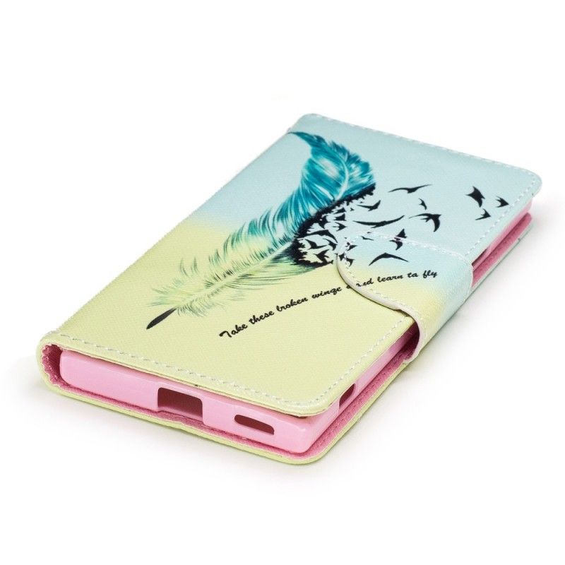 Leren Hoesje voor Sony Xperia XA1 Leren Vliegen