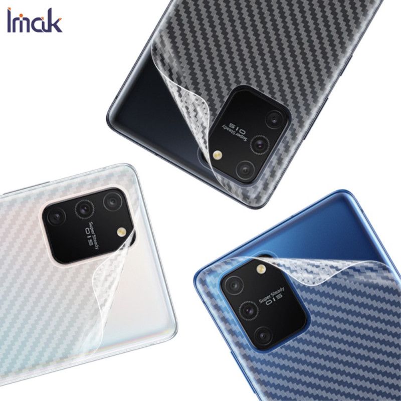Achterfolie Samsung Galaxy S10 Lite Carbon Imak Stijl