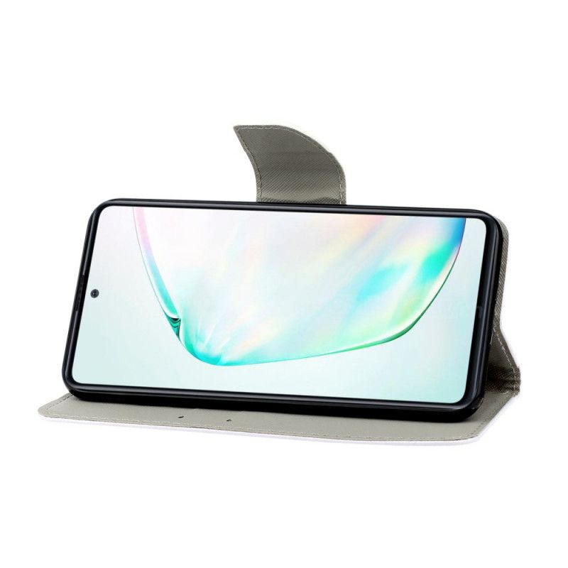 Bescherming Hoesje Samsung Galaxy S10 Lite Telefoonhoesje Nerdvos Met String