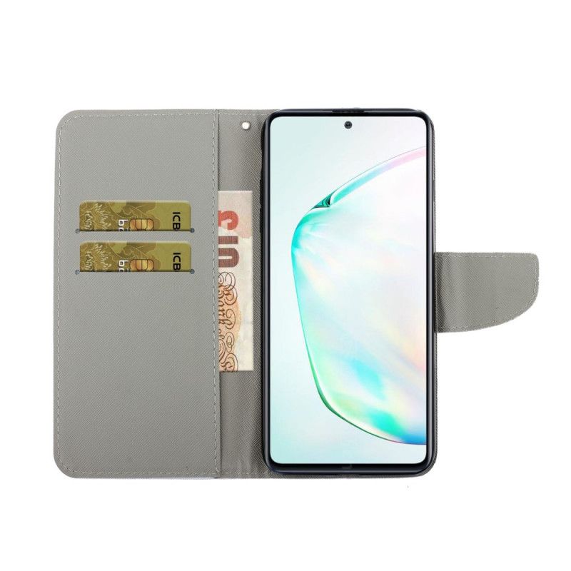 Bescherming Hoesje Samsung Galaxy S10 Lite Telefoonhoesje Nerdvos Met String