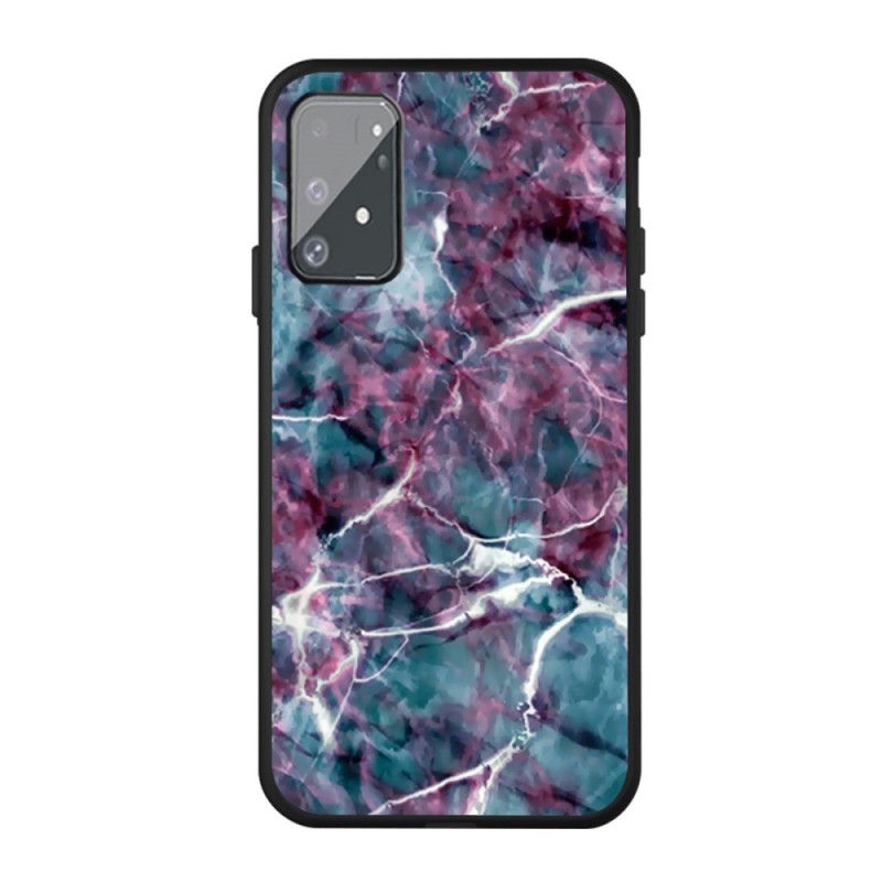 Case Hoesje Samsung Galaxy S10 Lite Telefoonhoesje Paars Marmer