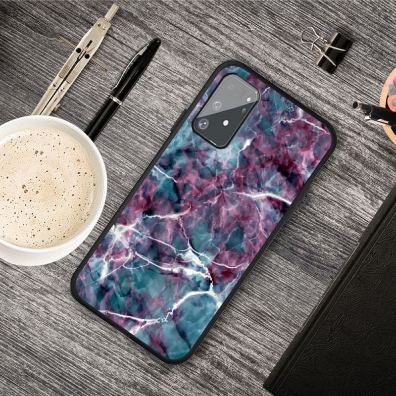 Case Hoesje Samsung Galaxy S10 Lite Telefoonhoesje Paars Marmer