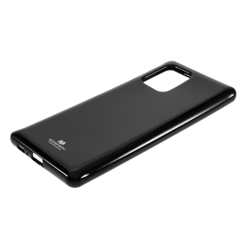 Case Hoesje Samsung Galaxy S10 Lite Wit Zwart Telefoonhoesje Flitsend Kwikmetaaleffect