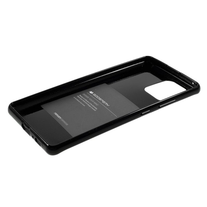 Case Hoesje Samsung Galaxy S10 Lite Wit Zwart Telefoonhoesje Flitsend Kwikmetaaleffect