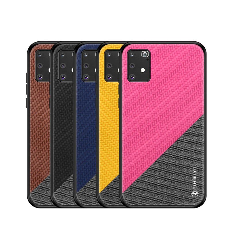 Cover Hoesje Samsung Galaxy S10 Lite Magenta Zwart Telefoonhoesje Pinwuyo Eer-Serie