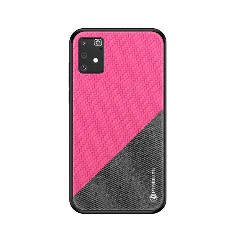 Cover Hoesje Samsung Galaxy S10 Lite Magenta Zwart Telefoonhoesje Pinwuyo Eer-Serie
