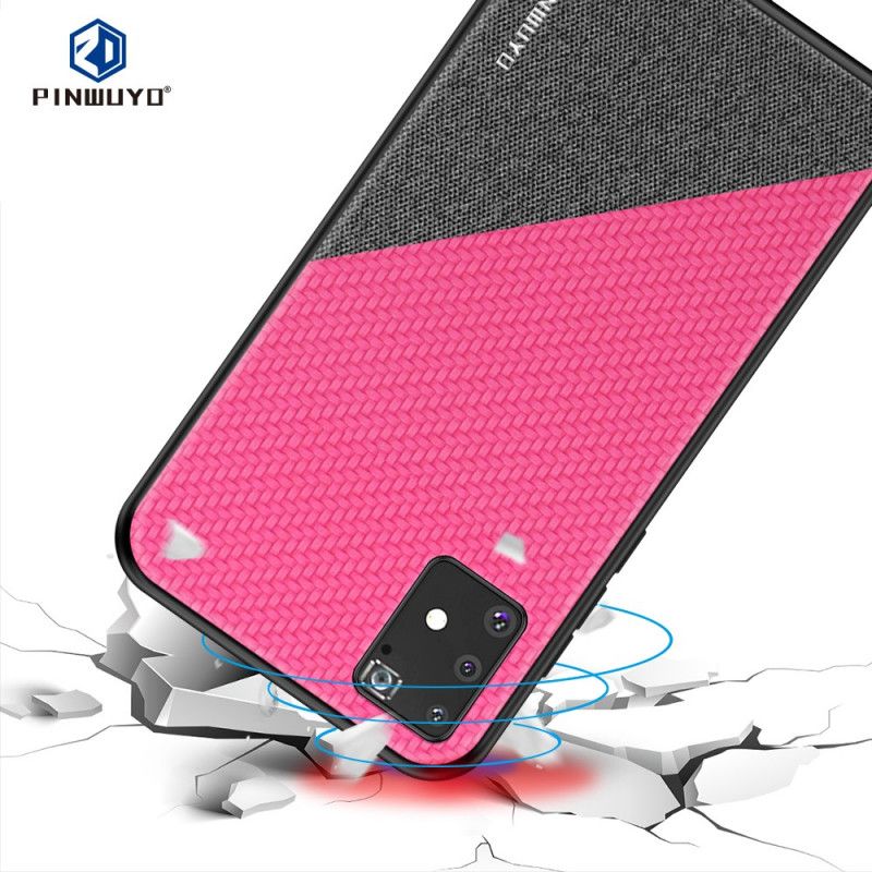 Cover Hoesje Samsung Galaxy S10 Lite Magenta Zwart Telefoonhoesje Pinwuyo Eer-Serie